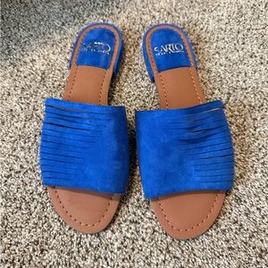 Sarto by Franco Sarto blue sandals